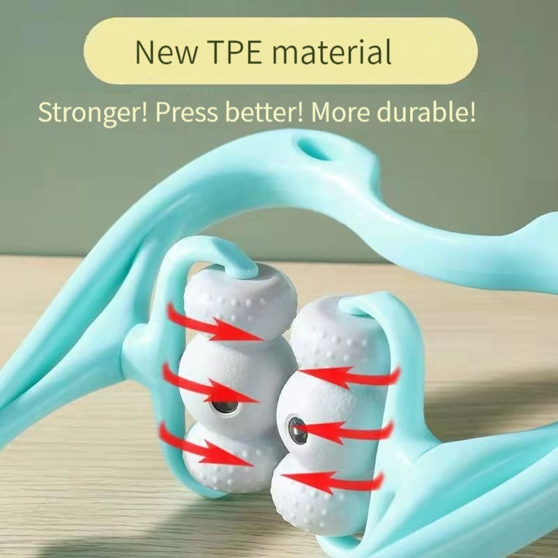Neck Massager For Pain Relief Deep Tissue 360 Degree Neck Roller